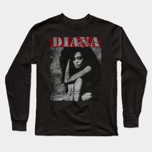 TEXTURE ART - DIANA ROSS  NO MOUNTAIN Long Sleeve T-Shirt